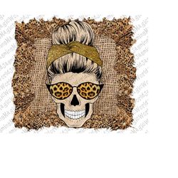 leopard print head sublimation downloads,glitter bandana png, mom life skull bandana sunglasses sublimation designs down