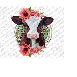 baby calf png, watercolor baby animal, farm animal clipart,roses and baby cow,leopart print,baby cow png,sublimation des