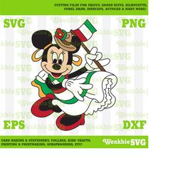 cinco de mayo minnie cutting file printable, svg file for cricut