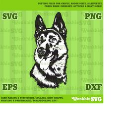 german shepherd pet dog cutting file printable, svg file for cricut