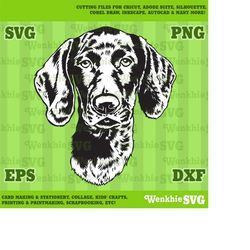 german shorthaired pointer pet dog cutting file printable, svg file for cricut
