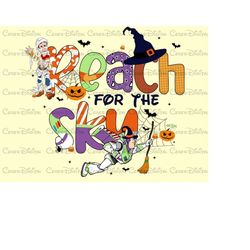 halloween reach for the sky png, friends png, family vacation png, vacay mode png, family vacation shirt design, digital