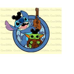 stitch and yoda png, mickey snacks,best day ever,ohana means family png, ohana ears png,stitch quotes png, stitch ears p