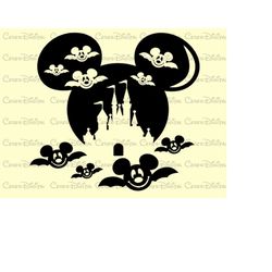 spooky mickey ears png, halloween mickey ears png, high quality mickey ears png, spooky season png,mickey png,halloween