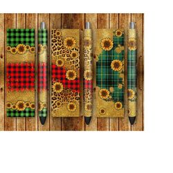 sunflower leopard christmas pattern png sublimation designs,christmas pen wrap sublimate png,sunflower penwrap,pen wrap