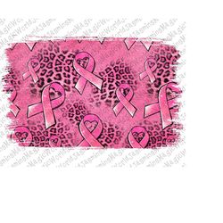 distressed breast cancer background png sublimation design, cancer awareness png, breast cancer png, cancer ribbon png,