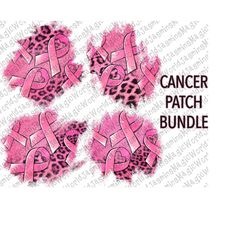 breast cancer patch bundle png sublimation design, breast cancer png, cancer patch bundle png, cancer ribbon png,cancer