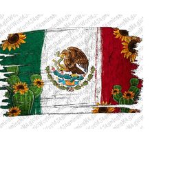 mexican flag with cactus sunflower png, mexican flag png,mexicana png, sublimate design downloads,cactus png, latina png