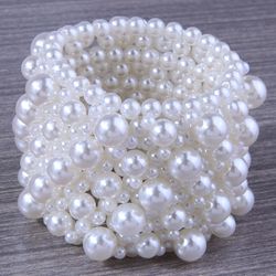 bracelets de perles elastiques faits a la main pour femmes, bracelet de perles de  cadeau de bijoux