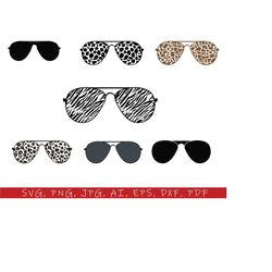 sunglasses leopard print svg, cheetah print svg, sunglasses svg, animal print svg, leopard print svg, summer svg, cheeta