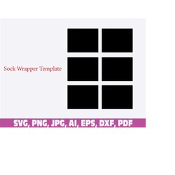 sock wrapper template svg, sock wrapper template, sock wrapper template svg, png, pdf, eps, dxf, ai, jpg, socks warpper