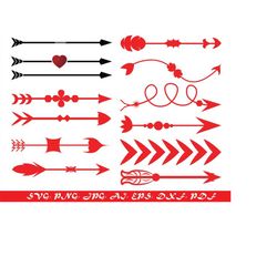 arrows, arrow clipart, love arrow svg, boho arrow svg, arrow circle svg, circle arrow svg, love arrows svg, arrow heart