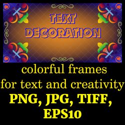 clipart, frame for text congratulations, wedding invitations, anniversary. labels, stickers, scrapbooking, cards.