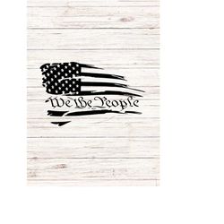 we the people svg american flag svg/png digital files download instant seamless clip art transparent background