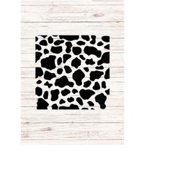 cow print svg cowhide svg cow pattern background western svg animal print svg country svg/png digital file download inst