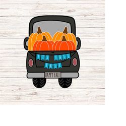 it's fall yall truck with pumpkins png, happy fall, southern fall, fall vibes, fall pumpkin