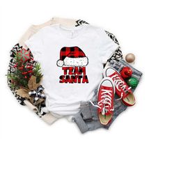 team santa shirt, matching family christmas shirts, team christmas shirts, group christmas shirts, matching group shirt,