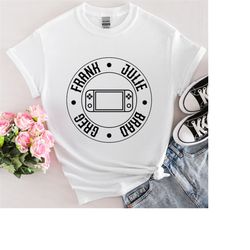 custom group shirt for gaming group, personalized nintendo switch group t-shirt for nintendo team game group up to 5 nam