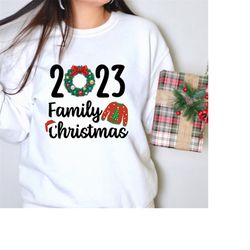 family christmas group sweatshirt for families, family christmas sweater, xmas group jumper for family members.