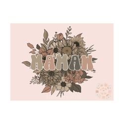 floral mamaw png-sublimation design download- mamaw sublimation, mamaw png, retro mamaw png, summer mamaw png, vintage m