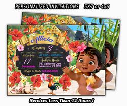 moana invitation, moana birthday invitation with photo,moana invitation,moana birthday,moana invitations,moana party