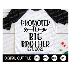 promoted to big brother svg, big brother svg, 2021 svg, big bro svg, newborn svg, kids shirt design, baby shower, svg fi