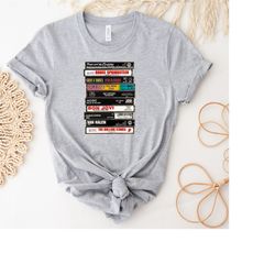 cassette tapes, old school shirt, cassette tape shirt, rock band t-shirt, cassette tape tee, rock band shirt