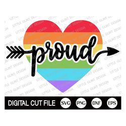Gay Pride Svg, Proud Svg, Pride Png, Rainbow Svg, LGBTQ Svg, Lesbian Svg, LGBT day Clip Art, Lesbian Cut file, Dxf, Svg