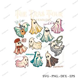 the eras tour ghost halloween taylor swift svg file for cricut