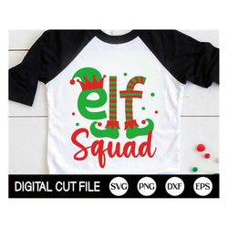 kids elf shirt svg, elf squad svg, christmas svg, elf svg, christmas tshirt, elf ornament svg, xmas shirt, svg files for