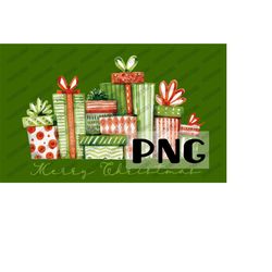 Merry Christmas PNG for Sublimation, Christmas png, Christmas Watercolor sublimation, Clip Art, Printable, Instant Downl