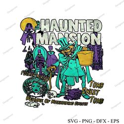 retro the haunted mansion hitchhiking ghosts png file