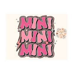 Mini PNG Sublimation Digital Design Download, retro mini png, preppy mini png, boho mini png, png for girls, mommy and m