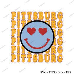 pittsburgh steelers smiley face svg graphic design file