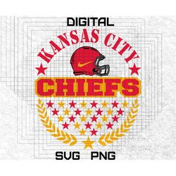 chiefs football svg