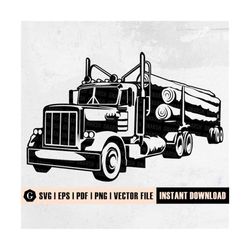 logging truck svg | logging truck shirt | truck svg | truck driver svg | logging truck | truck clipart | logging truck p