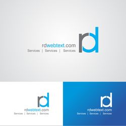 rd webtext logo design template 79