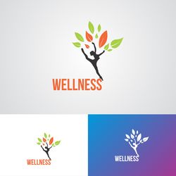 wellness logo design template 82