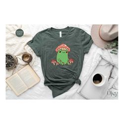 frog shirts, funny frog shirt, mushroom frog shirt, cute frog shirt, mushroom shirts, frog gift shirt, frog lover shirt,