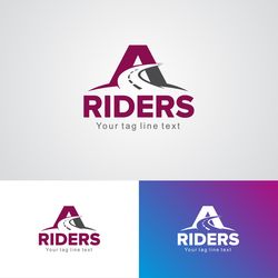 riders logo design template 89