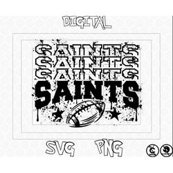 saints football svg file
