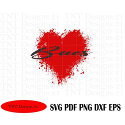 heart bucs, bucs svg, bucs png, print and cut svg, sublimation, paint splatter png, tampa bay bucs, paint splatter svg,