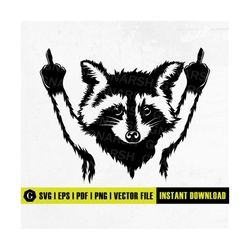 raccoon svg | raccoon png | animals svg | wild animals svg | raccoon vector | animal silhouette svg | nature svg | anima