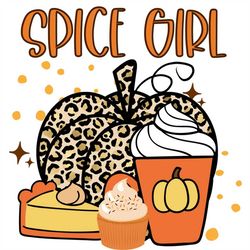 pumpkin spice png instant download pumpkin pie latte leopard print