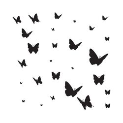 butterflies svg, png, jpg files. butterflies silhouette. butterflies bundle. butterflies set. digital download.