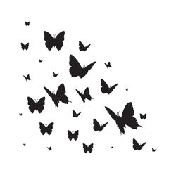 butterflies svg, png, jpg files. butterflies silhouette. butterflies bundle. butterflies set. digital download.