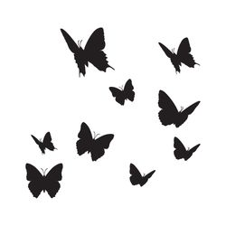 butterflies svg, png, jpg files. butterflies silhouette. butterflies bundle. butterflies set. digital download.