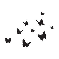 butterflies svg, png, jpg files. butterflies silhouette. butterflies bundle. butterflies set. digital download.