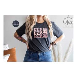 groovy nurse shirt, nurse life shirt,  registered nurse shirt, nurse appreciation gift,  nurse school graduation gift, n