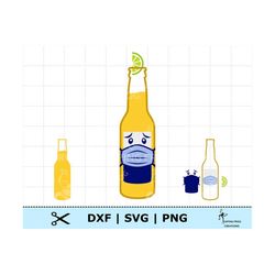 coronavirus beer bottle svg png dxf. . digital download. cricut cut files, layered, silhouette. beer bottle in facemask